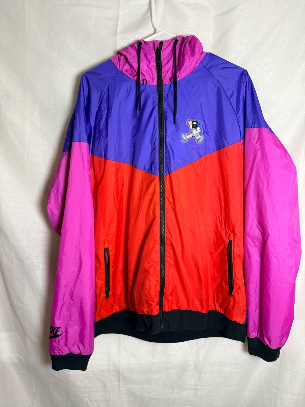 Nike Men's Heritage Hike Man Windbreaker Jacket Size XL